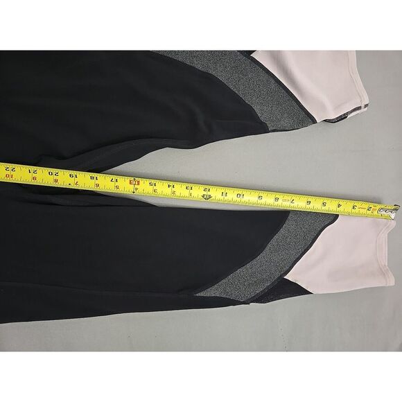 Athleta Colorblock Salutation Tight Womens‎ Size S Leggings Black Mesh - Picture 8 of 8